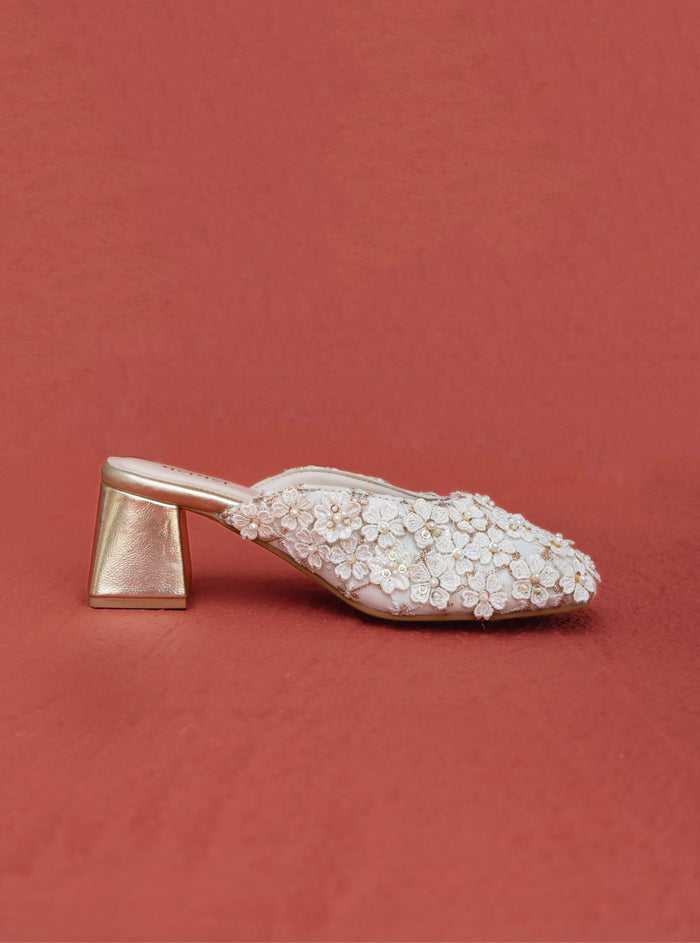 Manya Vegan Luxe Mule Heels – By ZAYANA