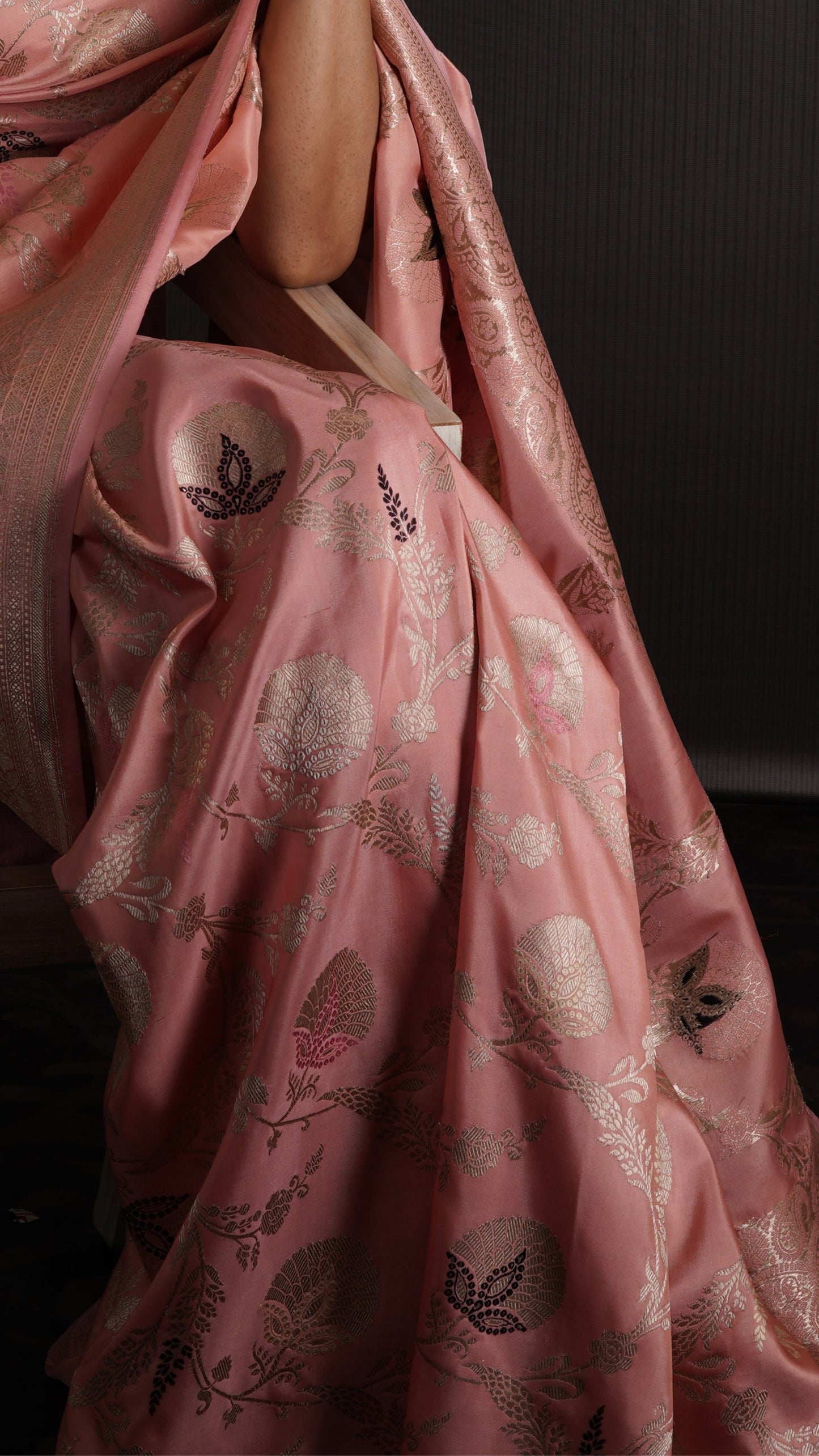 ZAYANA – Blush Brocade | Banarasi Silk Saree
