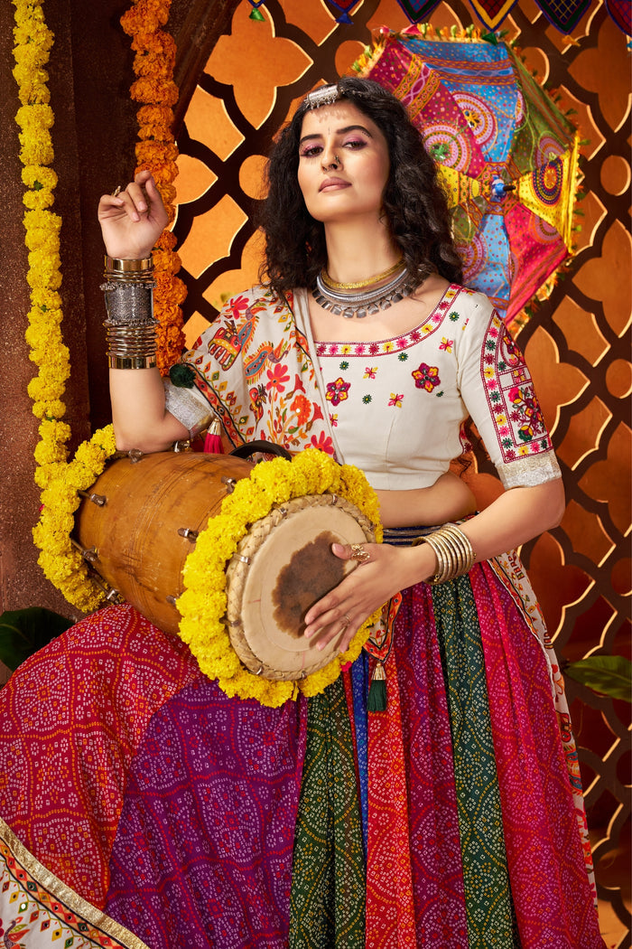 Zayana – Multi-Color Traditional Designer Navratri Special Lehenga Choli