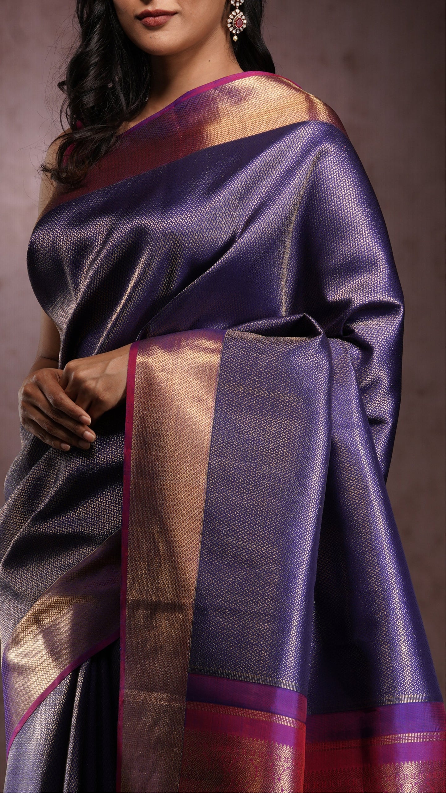 ZAYANA – Midnight Royale | Kanjivaram Silk Saree