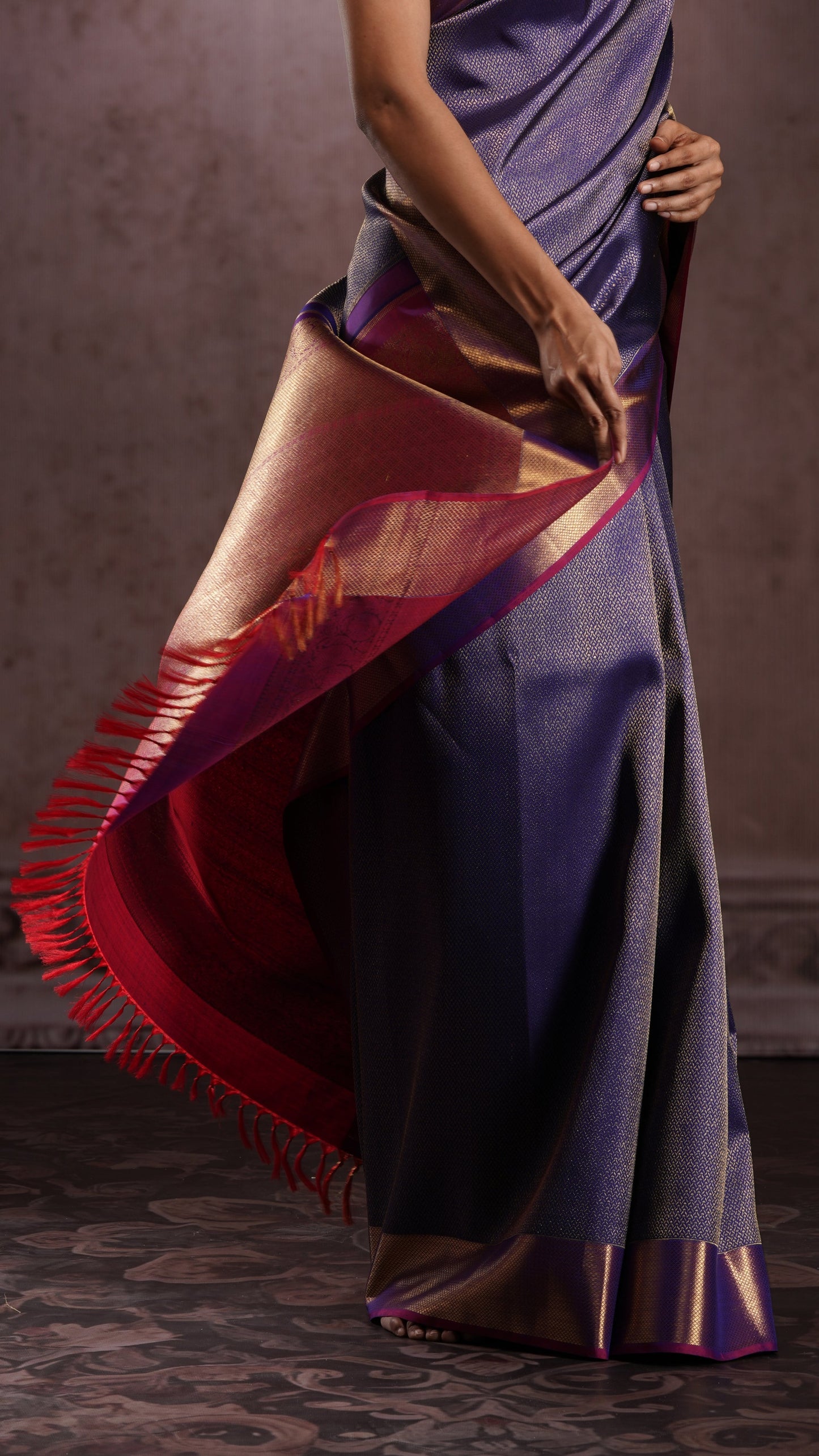 ZAYANA – Midnight Royale | Kanjivaram Silk Saree