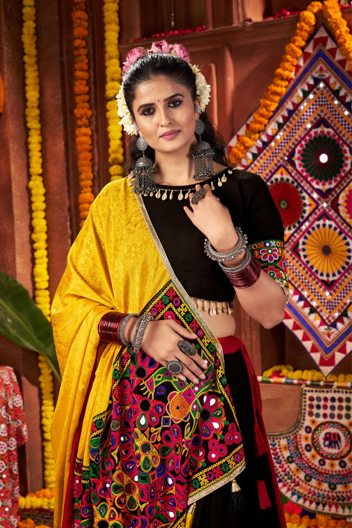 Zayana – Multi-Color Designer Viscose Cotton Traditional Navratri Special Lehenga Choli