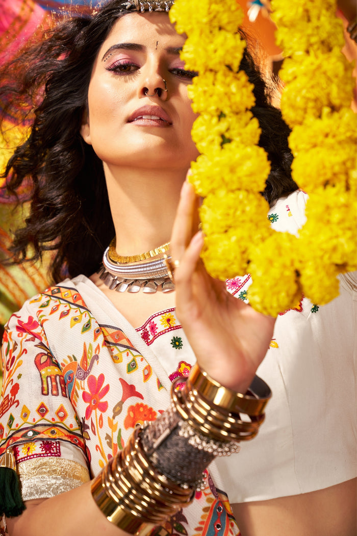 Zayana – Multi-Color Traditional Designer Navratri Special Lehenga Choli