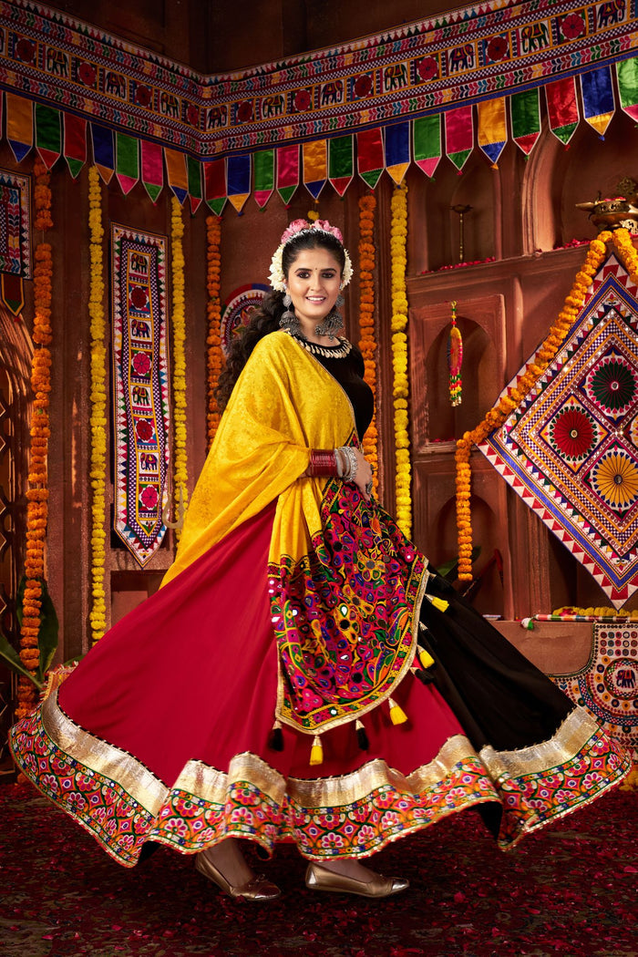 Zayana – Multi-Color Designer Viscose Cotton Traditional Navratri Special Lehenga Choli