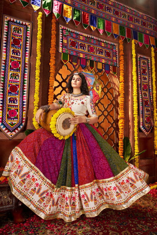 Zayana – Multi-Color Traditional Designer Navratri Special Lehenga Choli