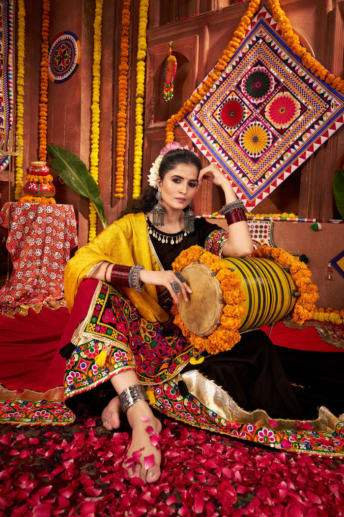 Zayana – Multi-Color Designer Viscose Cotton Traditional Navratri Special Lehenga Choli