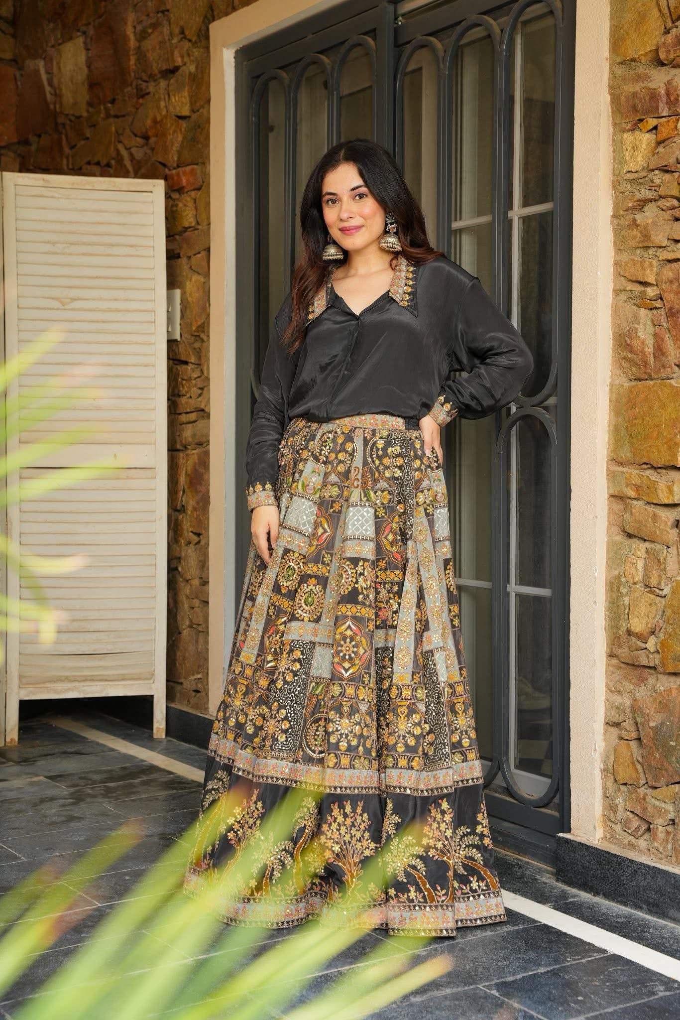 Heerbhanh Skirt Set – Royal Roots, Modern Rhythm