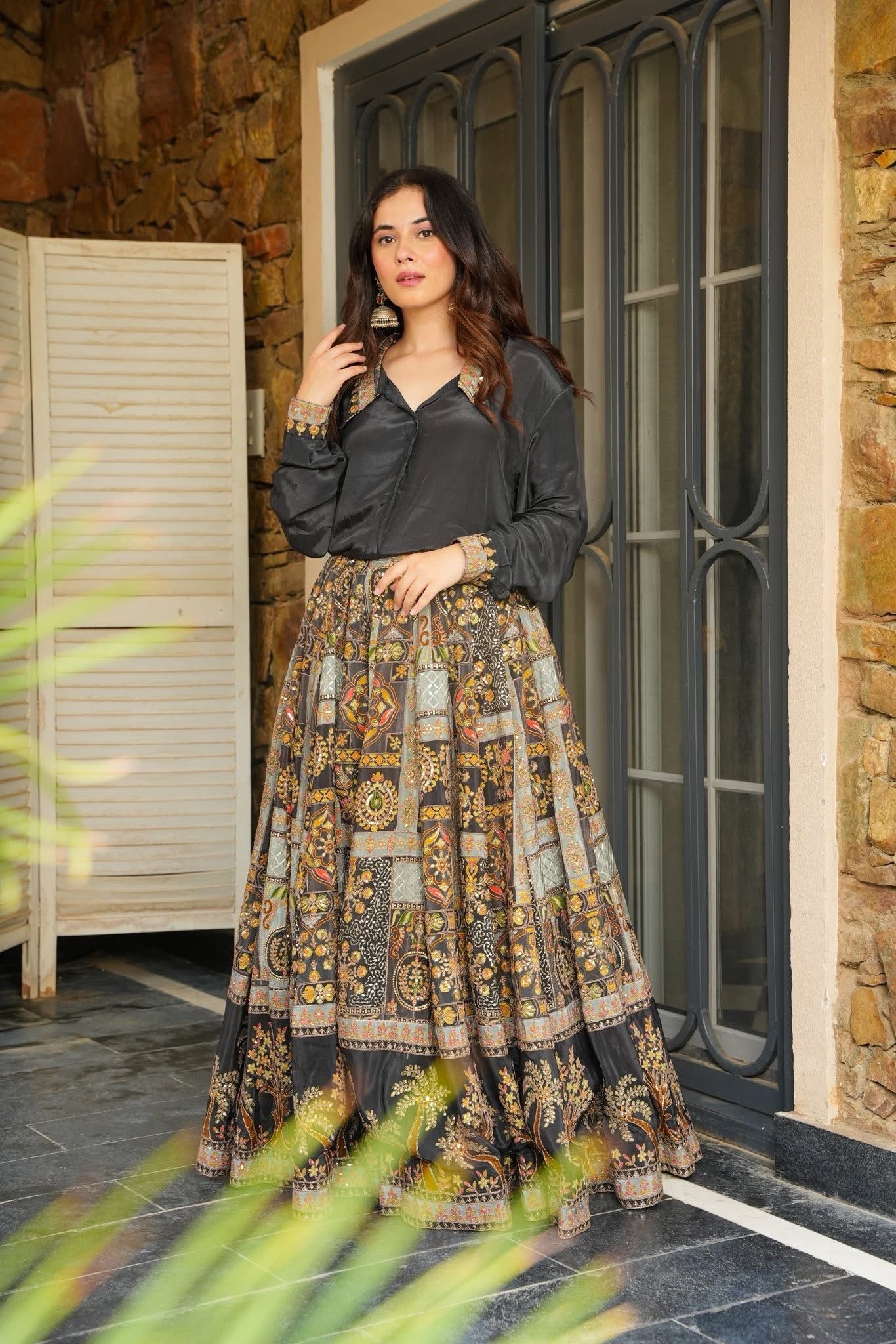 Heerbhanh Skirt Set – Royal Roots, Modern Rhythm