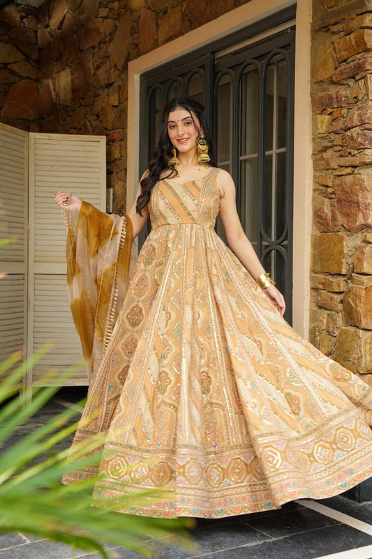 Tarangini Heavy Maxi Set – Flow With Grace, Stand With Power