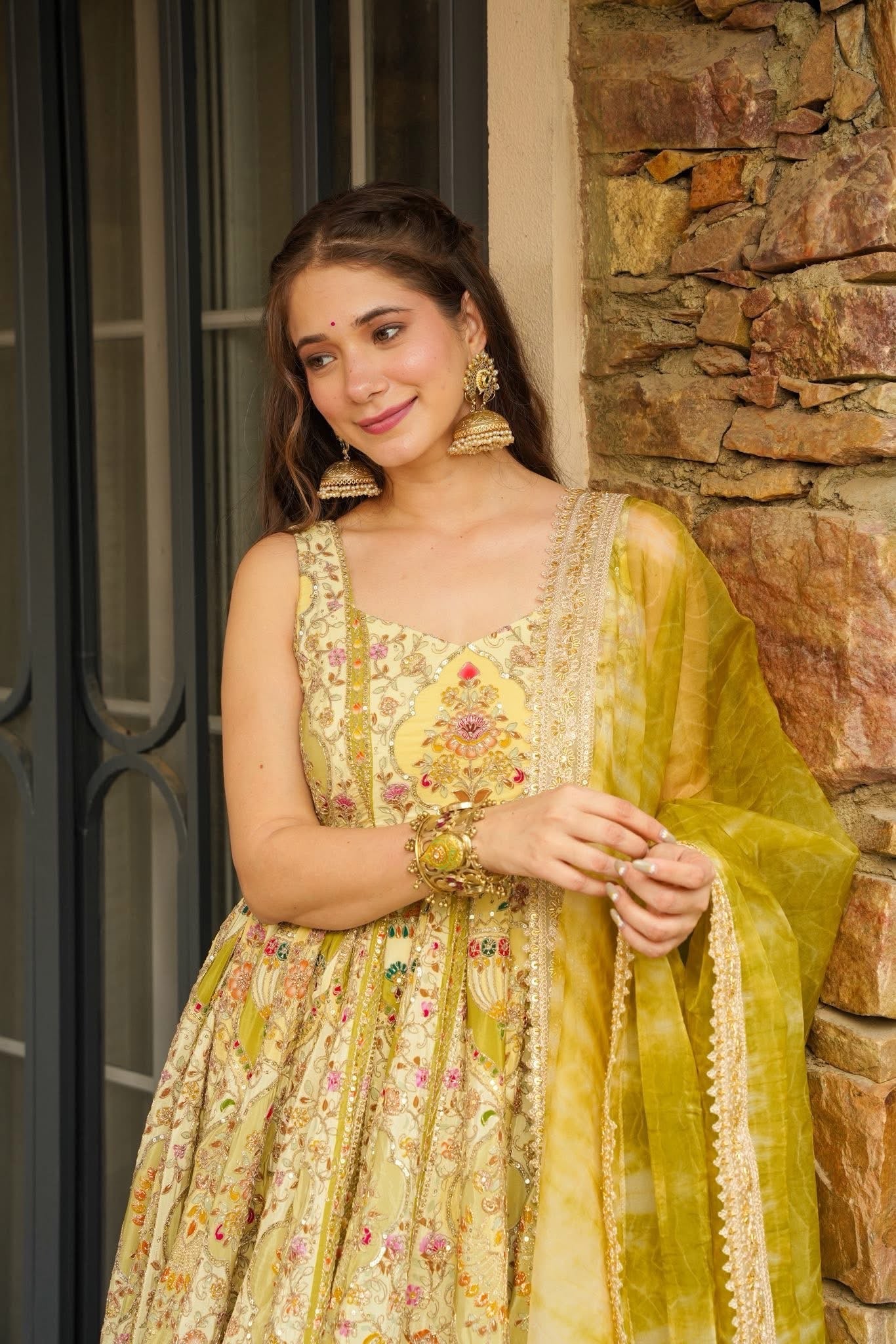 Devangana Heavy Maxi Set – Divine Elegance in Every Drape