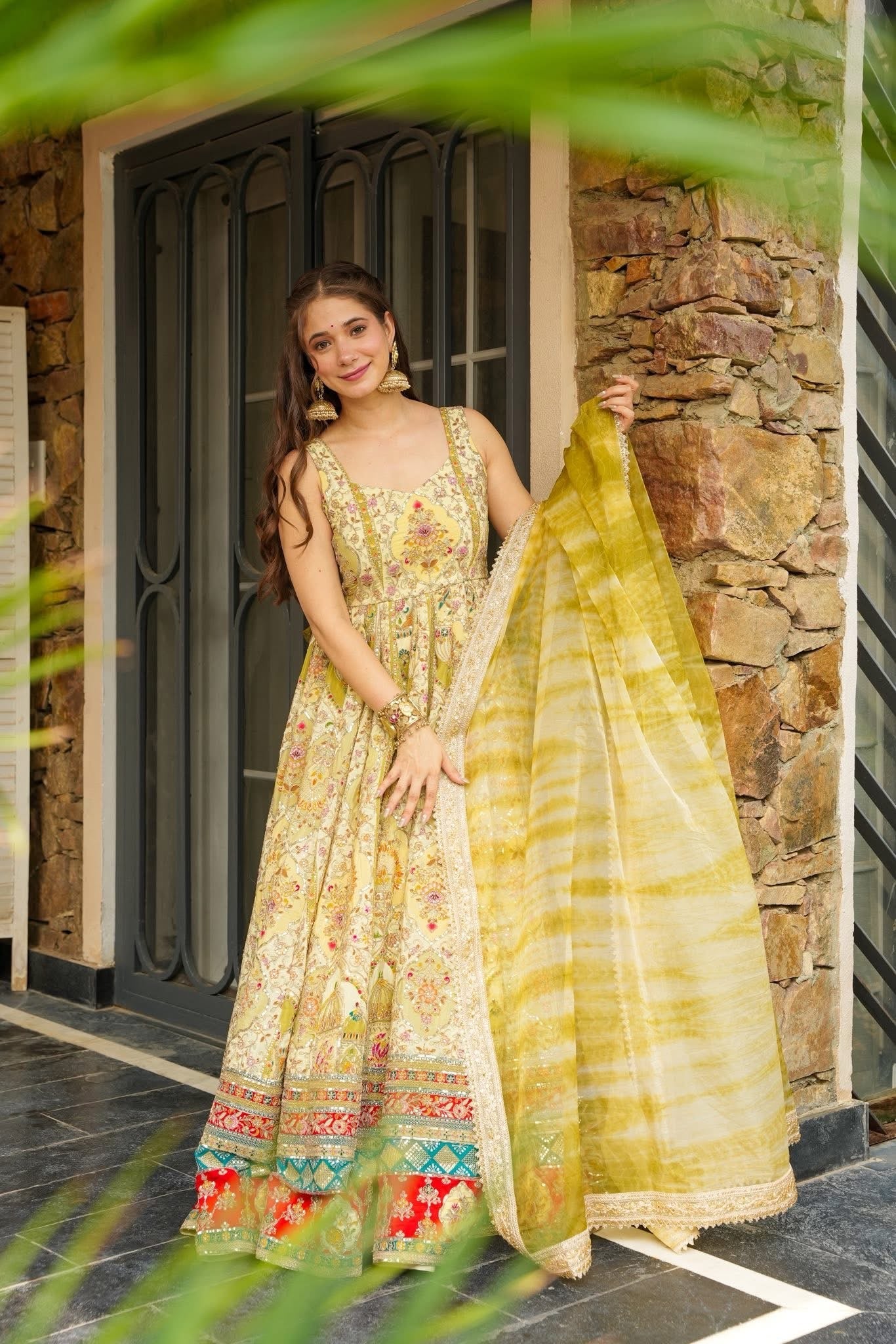 Devangana Heavy Maxi Set – Divine Elegance in Every Drape