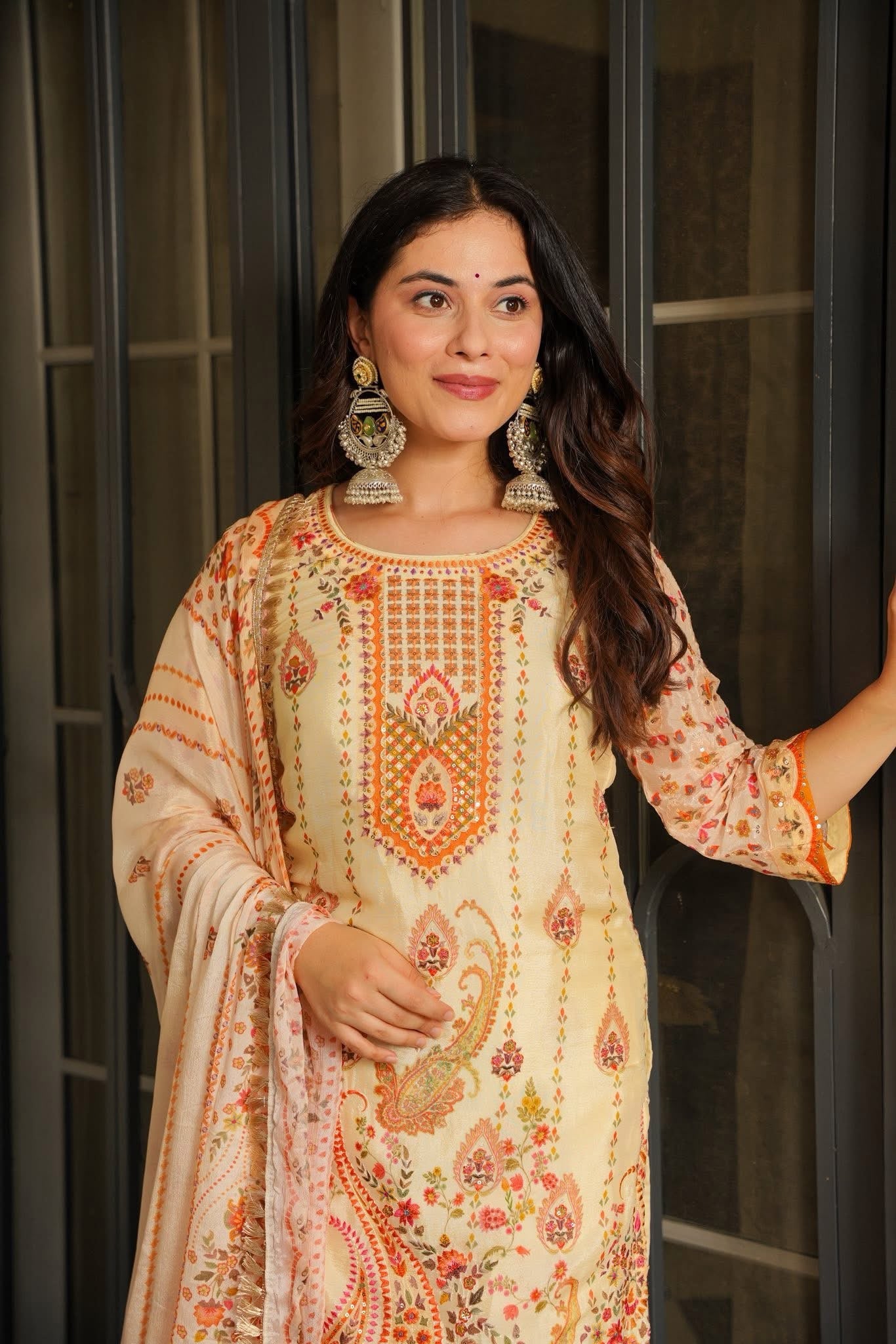 Kavira Chinon Sharara Set – Elegance in Every Fold