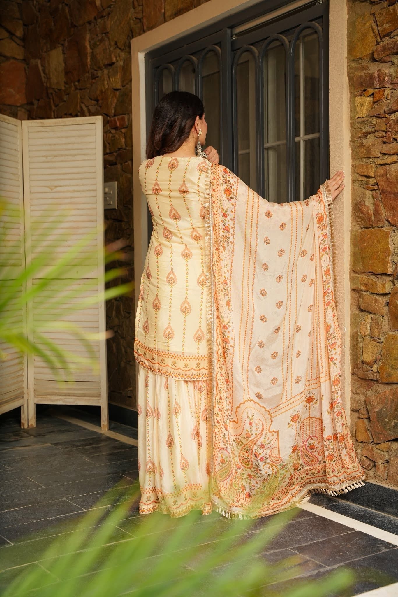 Kavira Chinon Sharara Set – Elegance in Every Fold